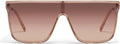 Medium Shield Shades Sunglasses for Men & Women - UV Protected
