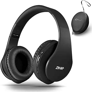 ZIHNIC Bluetooth Headphones Over-Ear for Ultimate Comfort