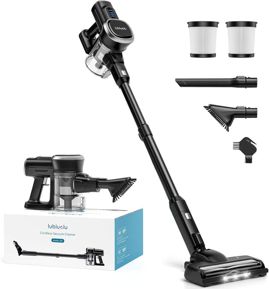 Lubluelu Cordless Vacuum Cleaner with 50 Mins Runtime for Home