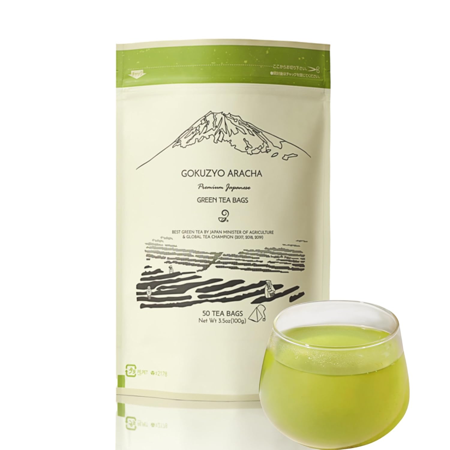 Aracha Gokuzyo Japanese Green Tea Bags for Tea Lovers Delight