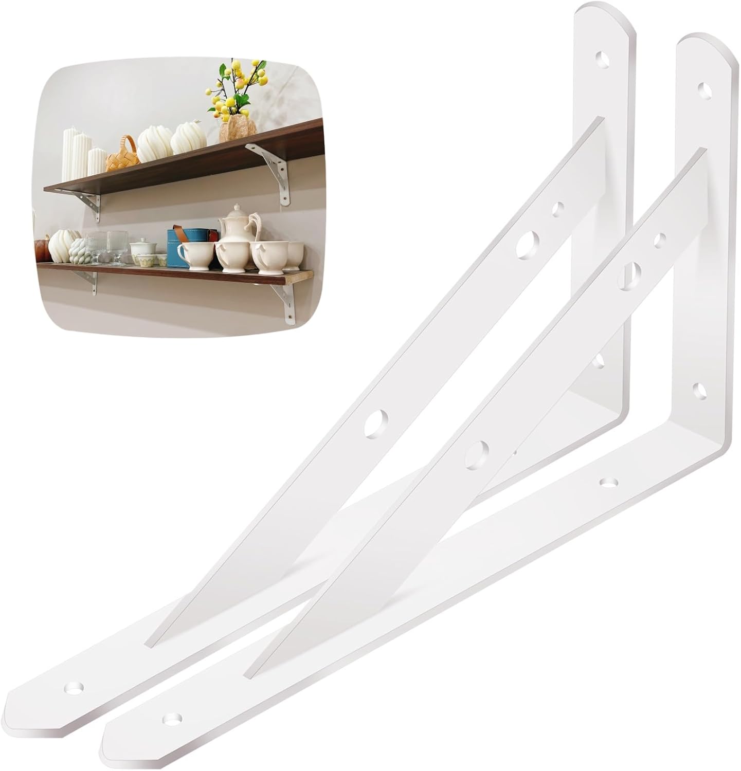 Heavy Duty 20 inch Floating Shelf Brackets for Wall Mount