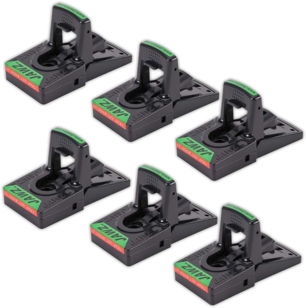 JT Eaton 409 Jawz: Instant Kill Mouse Traps 6-Pack