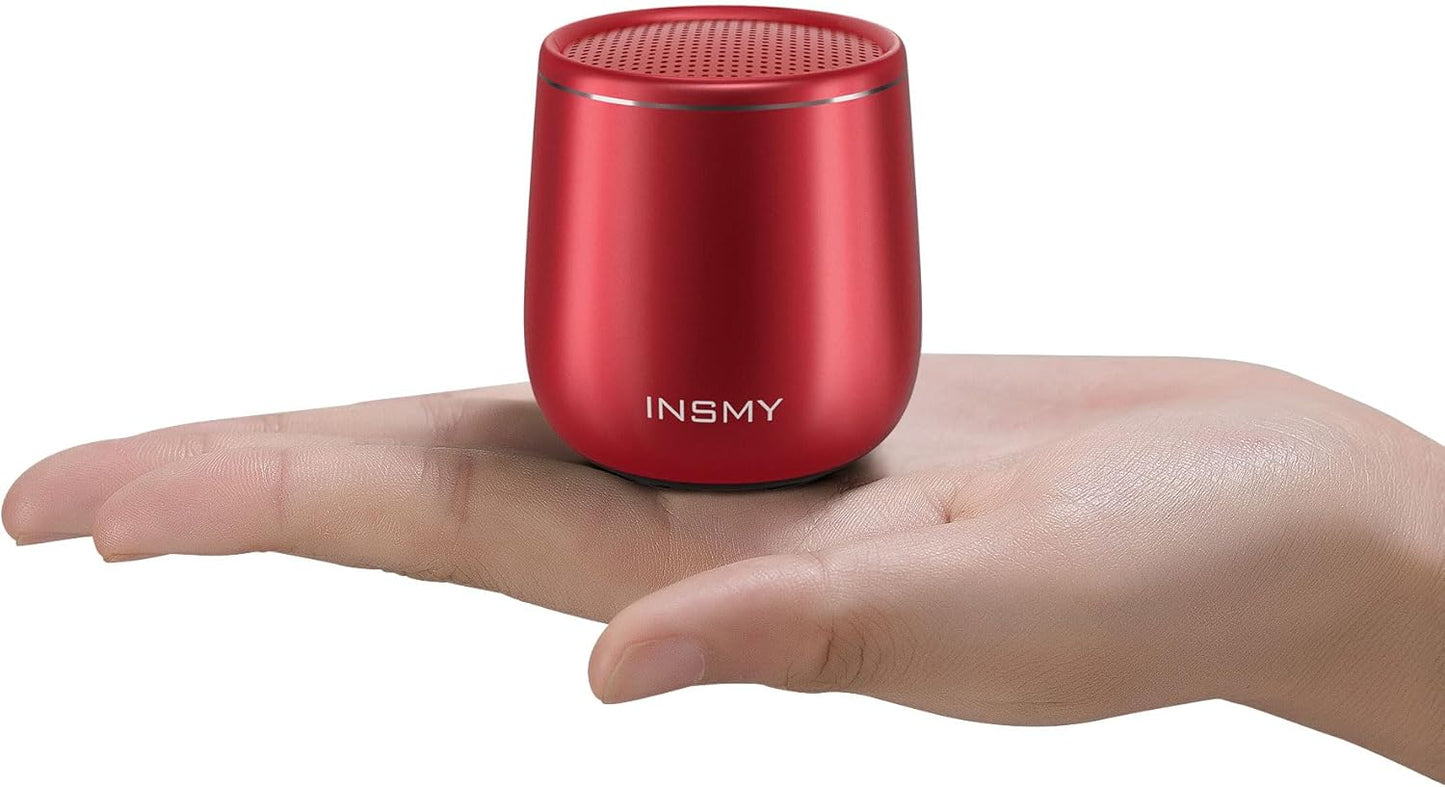 INSMY Waterproof Mini Bluetooth Speaker - Rich Bass Stereo Pairing