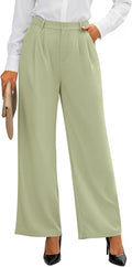 Wide Leg Pants for Women Work High Waisted Flowy Dressy Pants