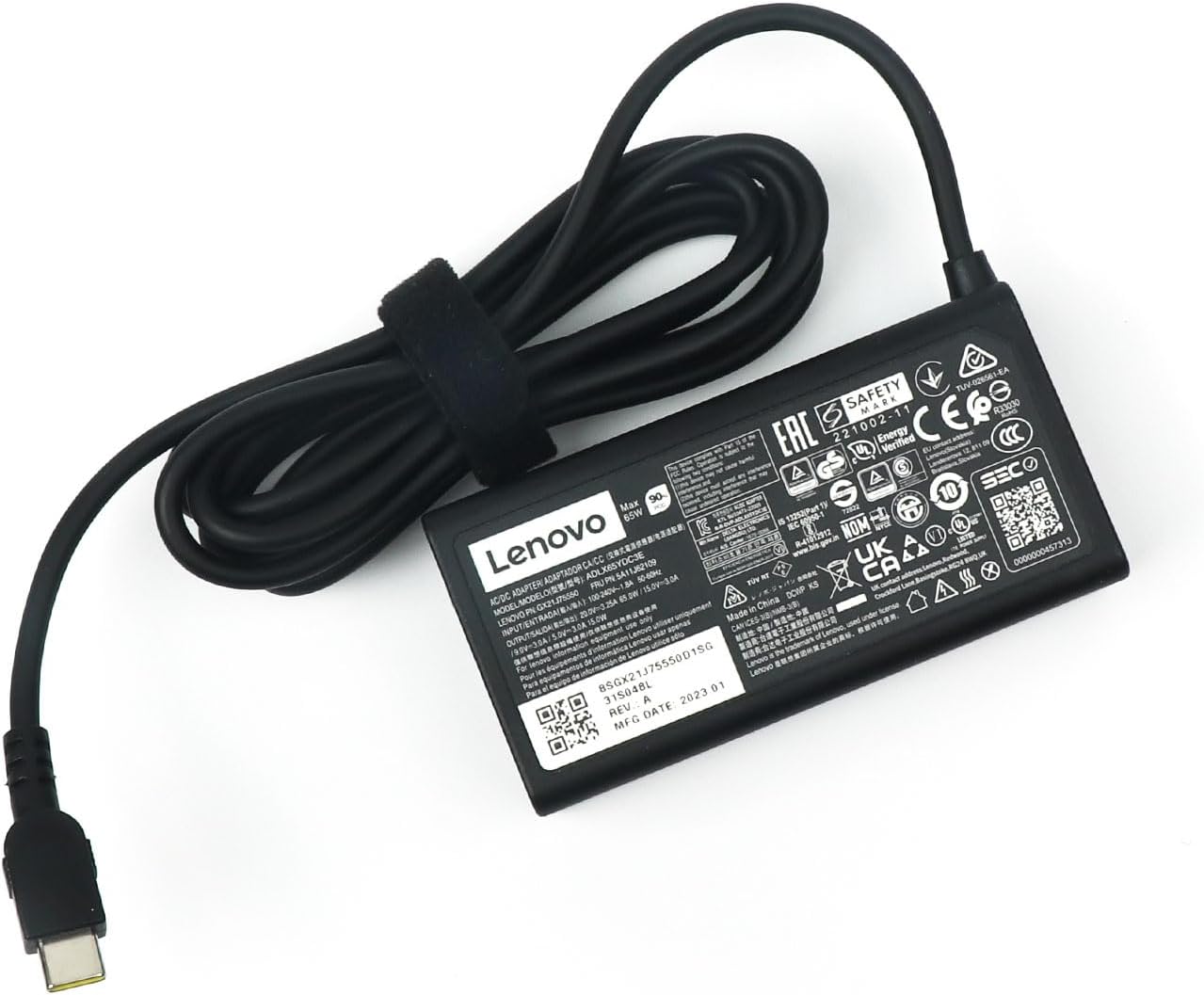 Lenovo Laptop Charger 65W USB Type C Power Adapter for ThinkPad
