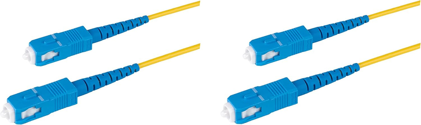 SpeedyFiberTX 2-Pack 300 Feet SC/UPC Fiber Patch Cable Review