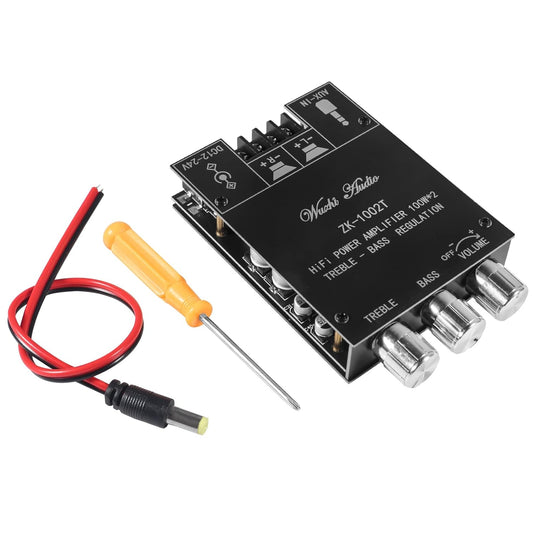 Premium 100Wx2 HiFi Bluetooth Amp - DIY Friendly