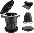 Retractable Portable Toilet Camping Toilet - Adjustable Height