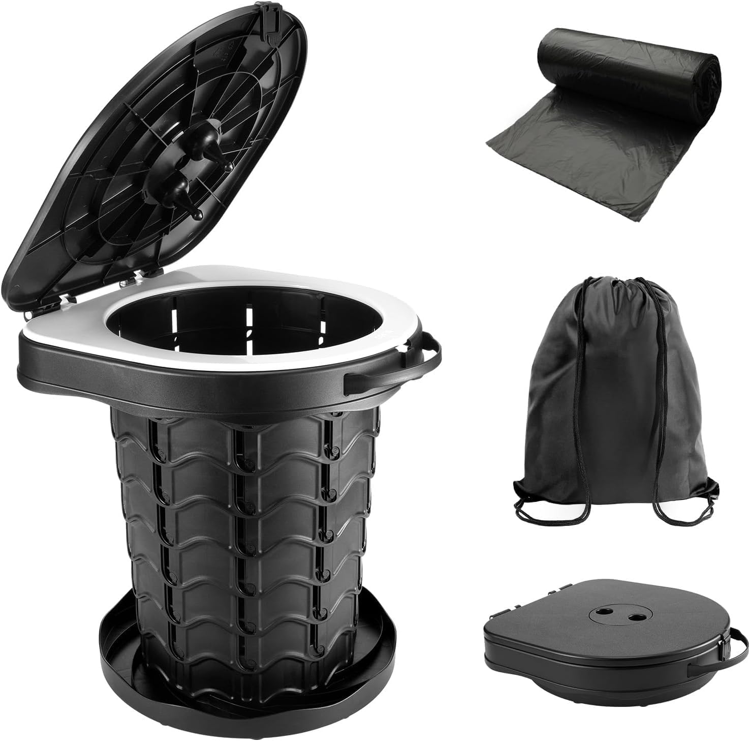 Adjustable Portable Camping Toilet - Ultimate Convenience!