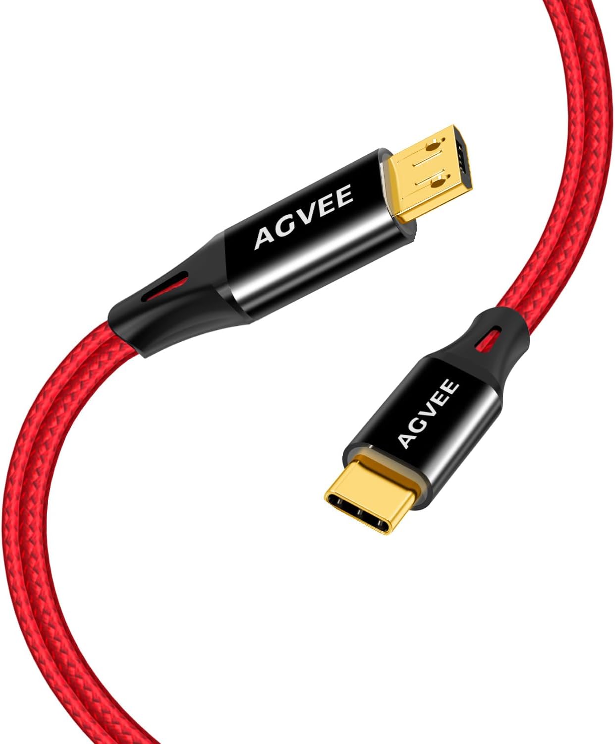 AGVEE 6.6ft USB-C to Micro USB Cord - Fast Charge!