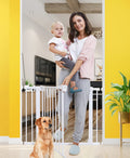 Baby Gates for Stairs and Doorways Adjustable 30-40.5 in - Auto Close