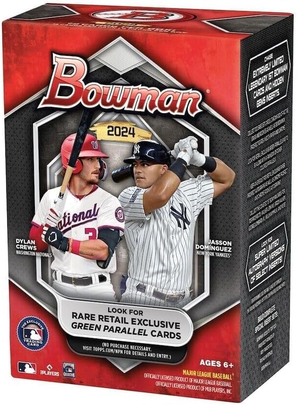 2024 Bowman Baseball Value Box with 6 Packs and 72 Cards