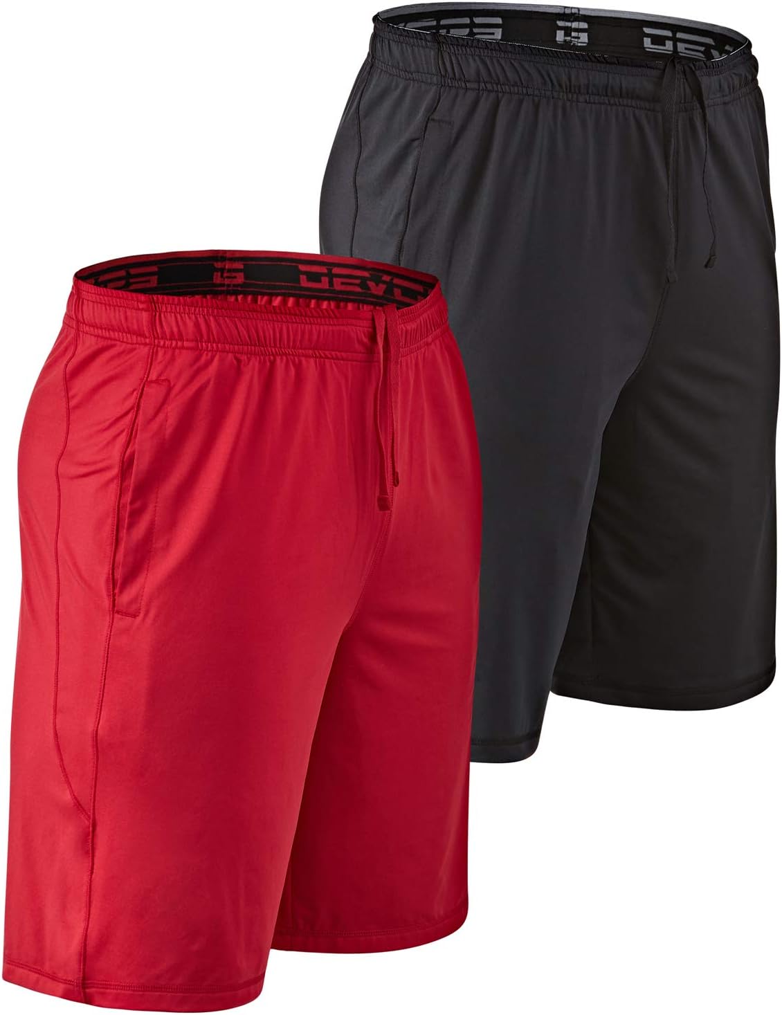 DEVOPS Men's 2-Pack Loose-Fit 10in Workout Gym Shorts Review