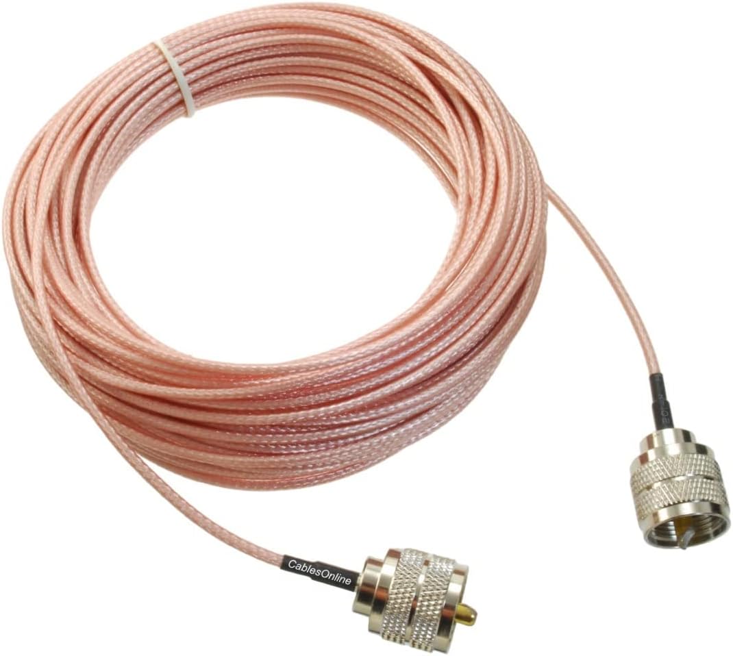 50ft UHF PL259 Male to UHF PL259 Male Coaxial Cable Review