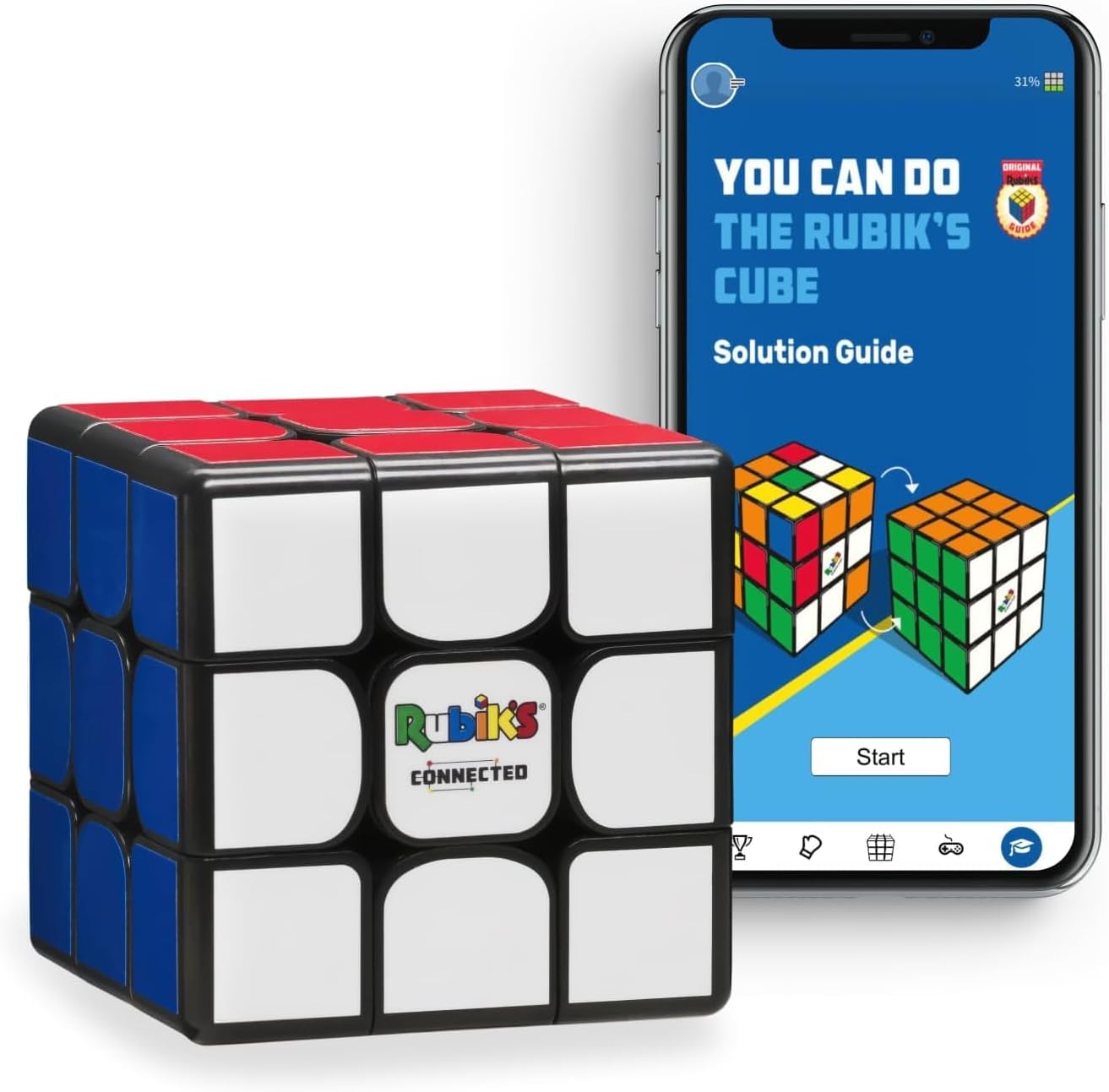 Rubiks Connected Smart Magnetic Cube for All Ages Fun