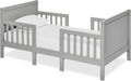 Hudson Convertible Toddler Bed Cool Grey - 3-in-1 Low-to-Floor