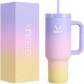 40oz Tumbler With Handle - Insulated Stainless Steel Travel Mug