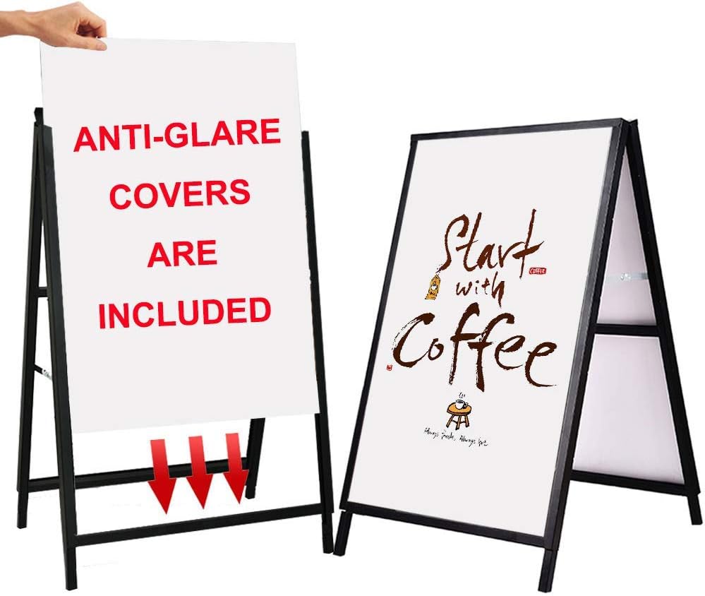 YDisplay A Frame Sidewalk Sign 24x36 inches for Outdoor Use