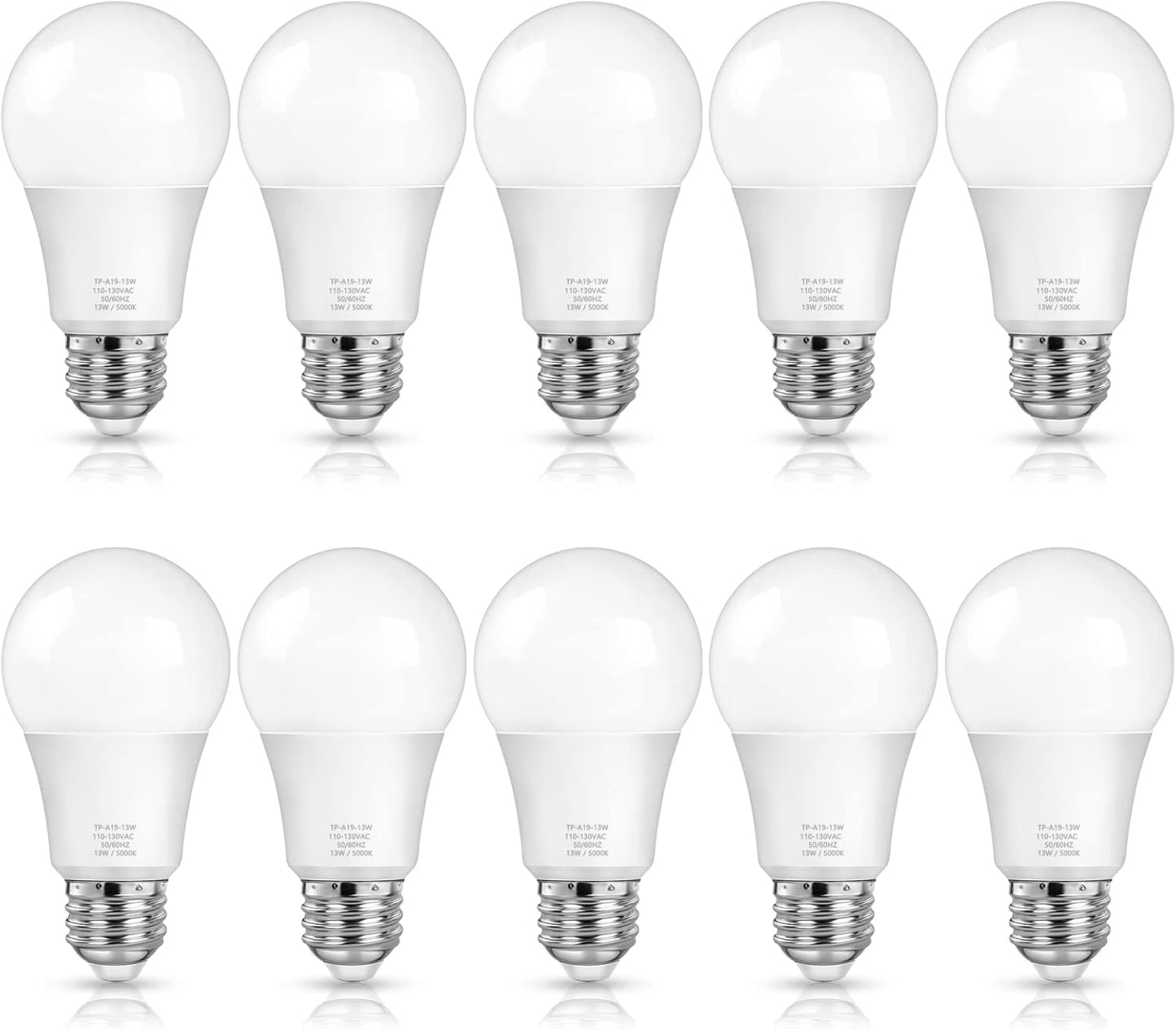 MAXvolador A19 LED Light Bulbs - Super Bright 100W Equivalent