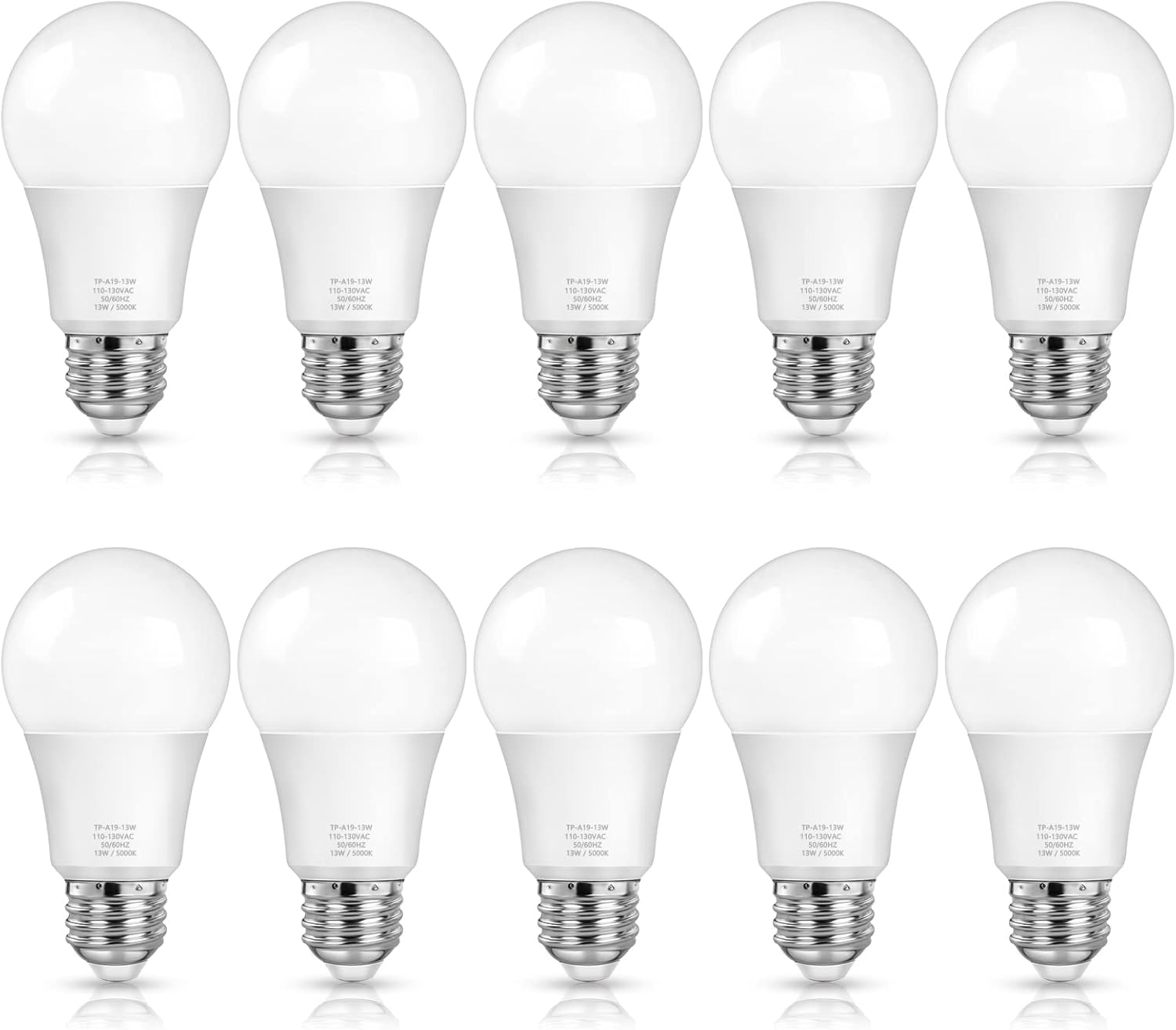MAXvolador A19 LED Light Bulbs - Super Bright 100W Equivalent