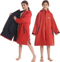 Hiturbo Kids Waterproof Swim Parka for Youth - Oversized Fleece Lined