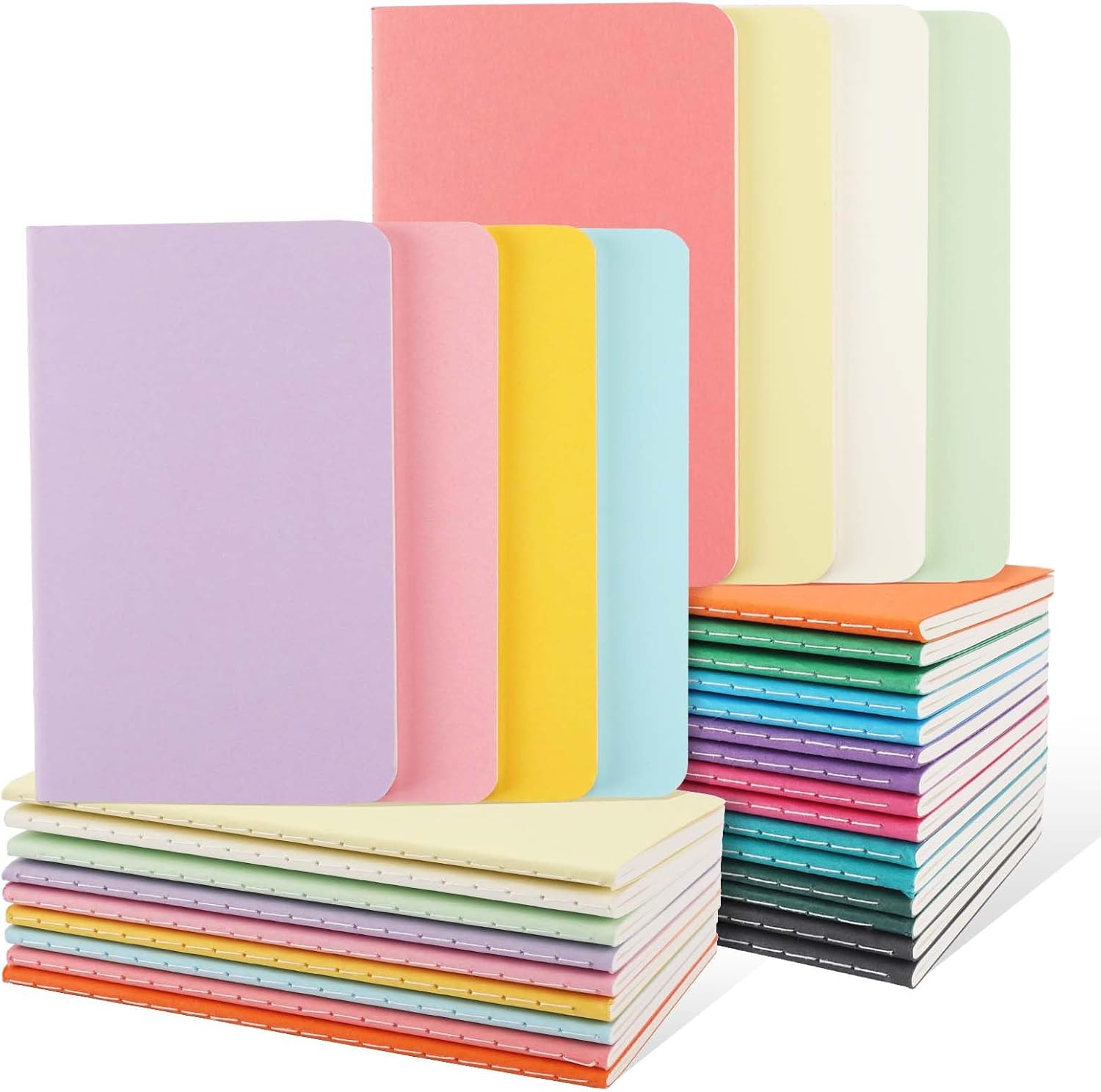 Colorful Mini Pocket Notebooks Set - Perfect for Kids, Students & Travelers