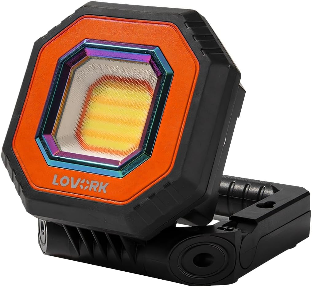 LOVORK 1500LM LED Camping Light: Rechargeable, Magnetic, Waterproof - Portable Power for Emergency, Outdoors!