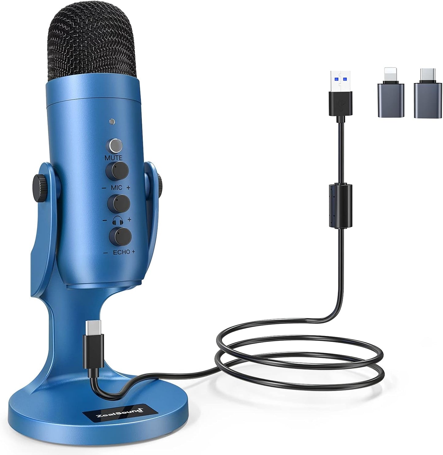 ZealSound USB Microphone for Gaming, Streaming, and Recording
