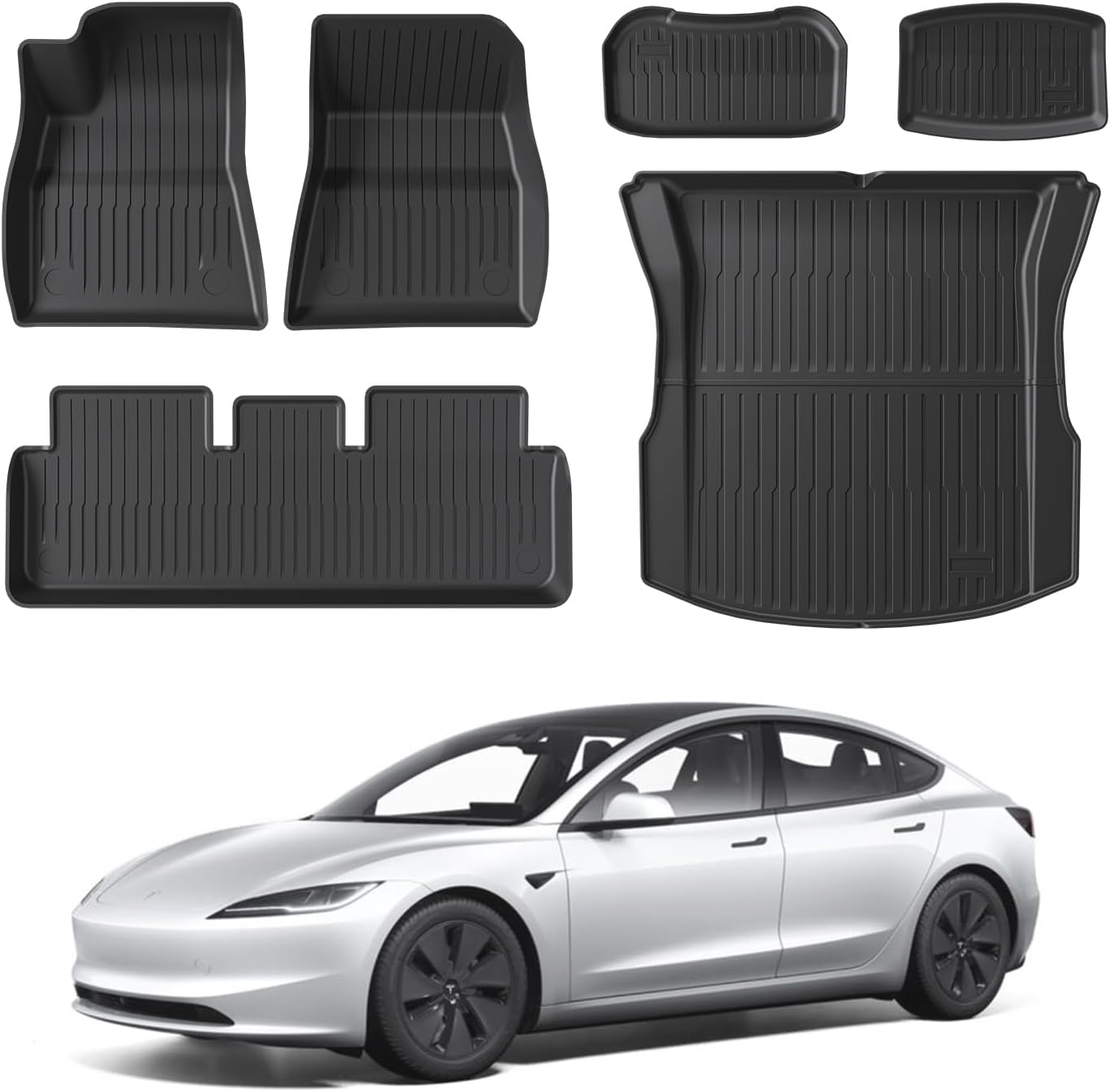 Custom Fit Tesla Model 3 Highland 2024 2025 Floor Mats Set
