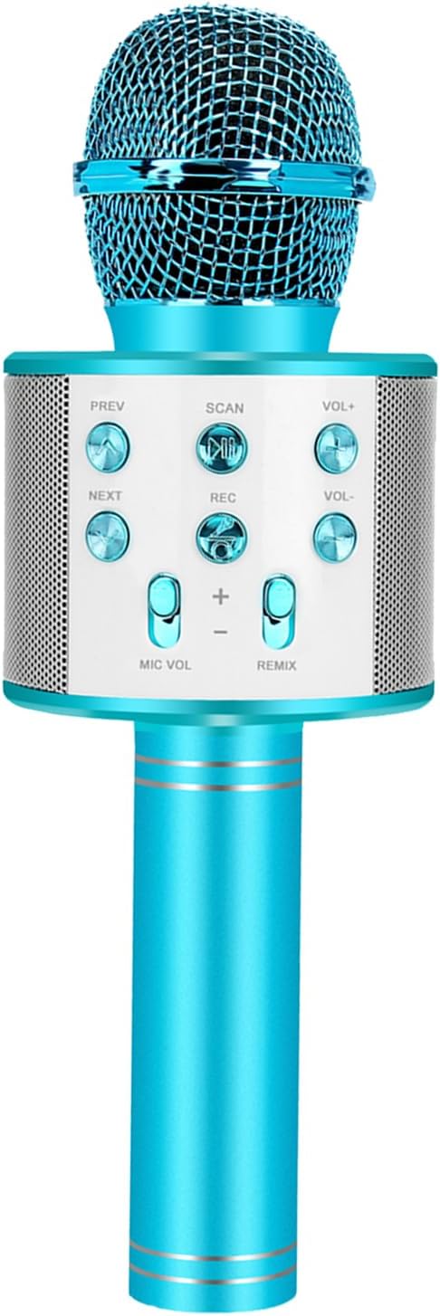 ZZLWAN Bluetooth Karaoke Mic: Portable Fun for All!