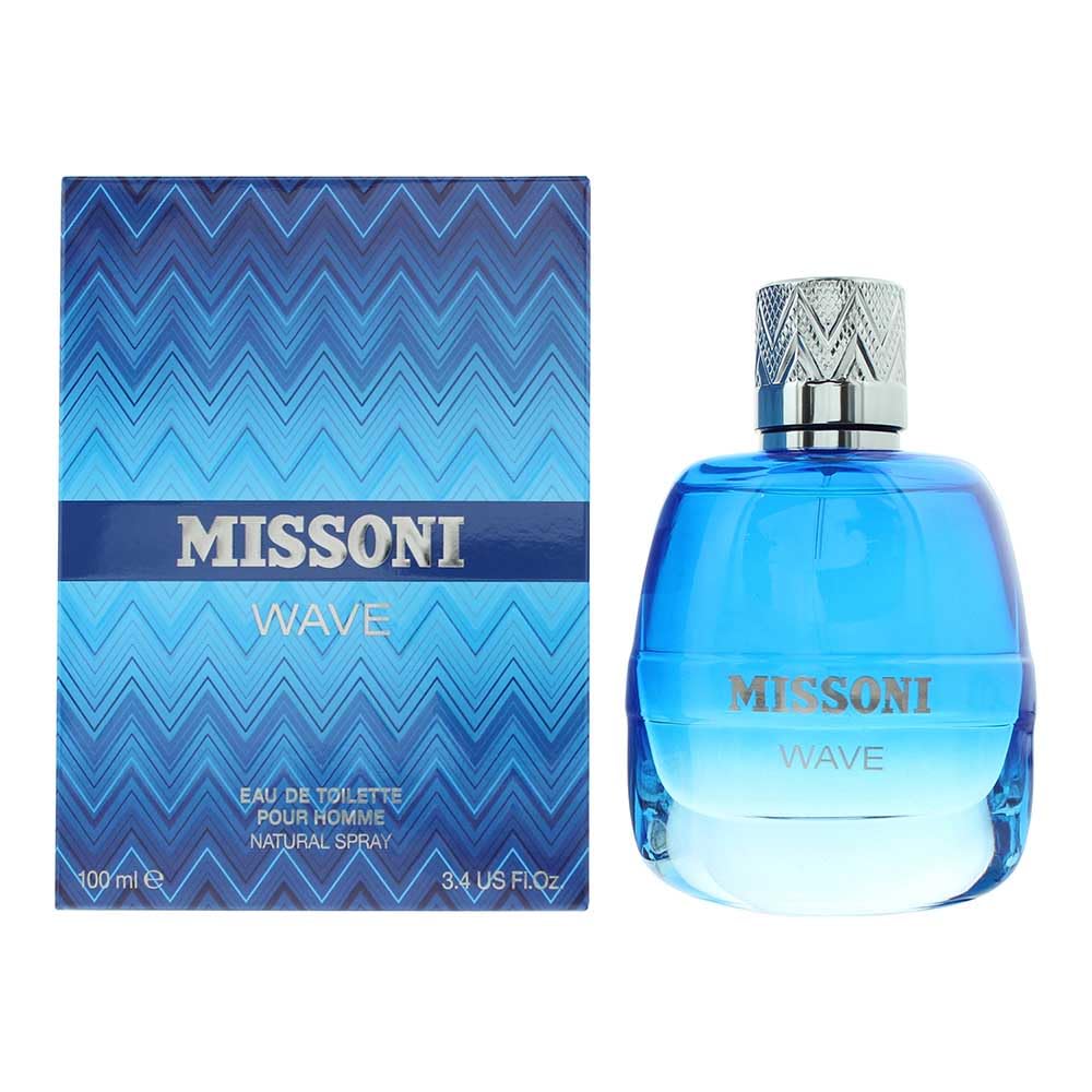 Missoni Wave Men EDT Spray - Citrus Aromatic Fragrance