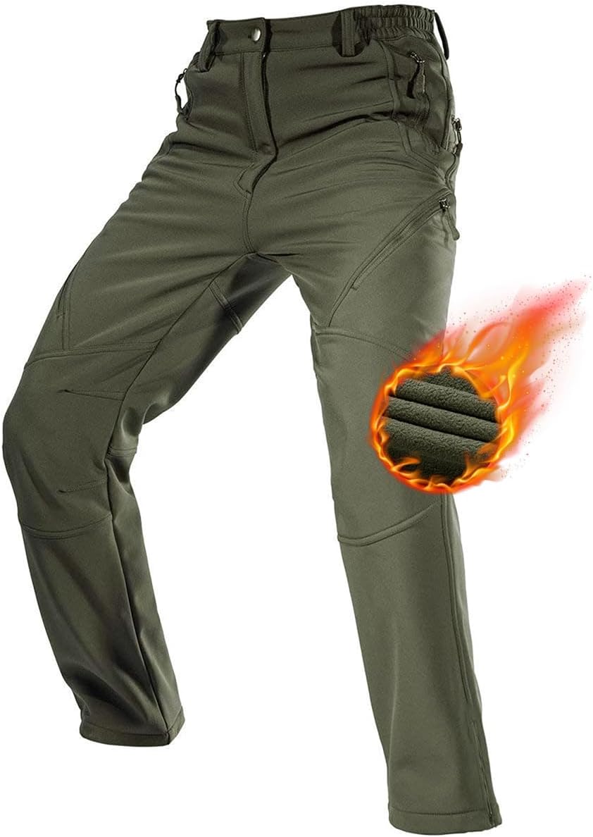 Water-Repellent Fleece-Lined Hiking Pants by F&S