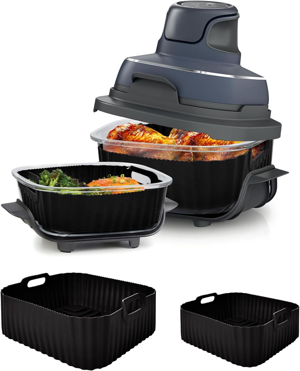 Non-Stick Ninja Air Fryer Liners Set - Upgrade & Reuse