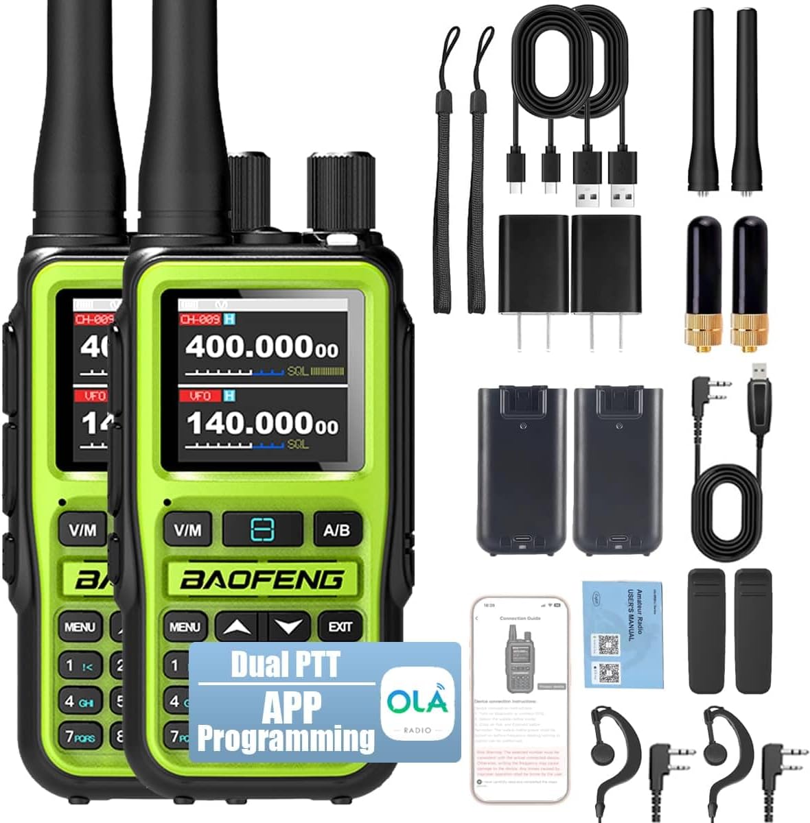 Baofeng UV-5R Mini Dual Band Walkie Talkie for Outdoor Use