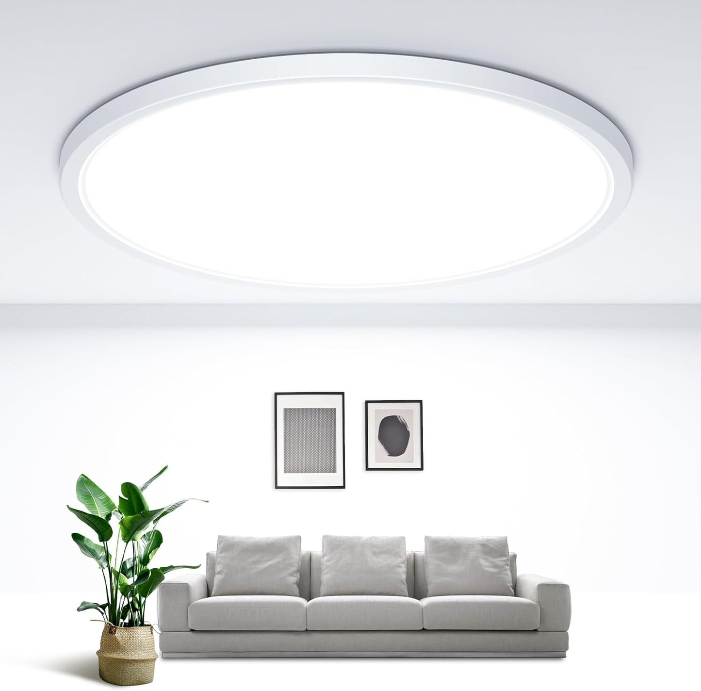 Peasur 15Inch LED Ceiling Light Flush Mount for Any Room