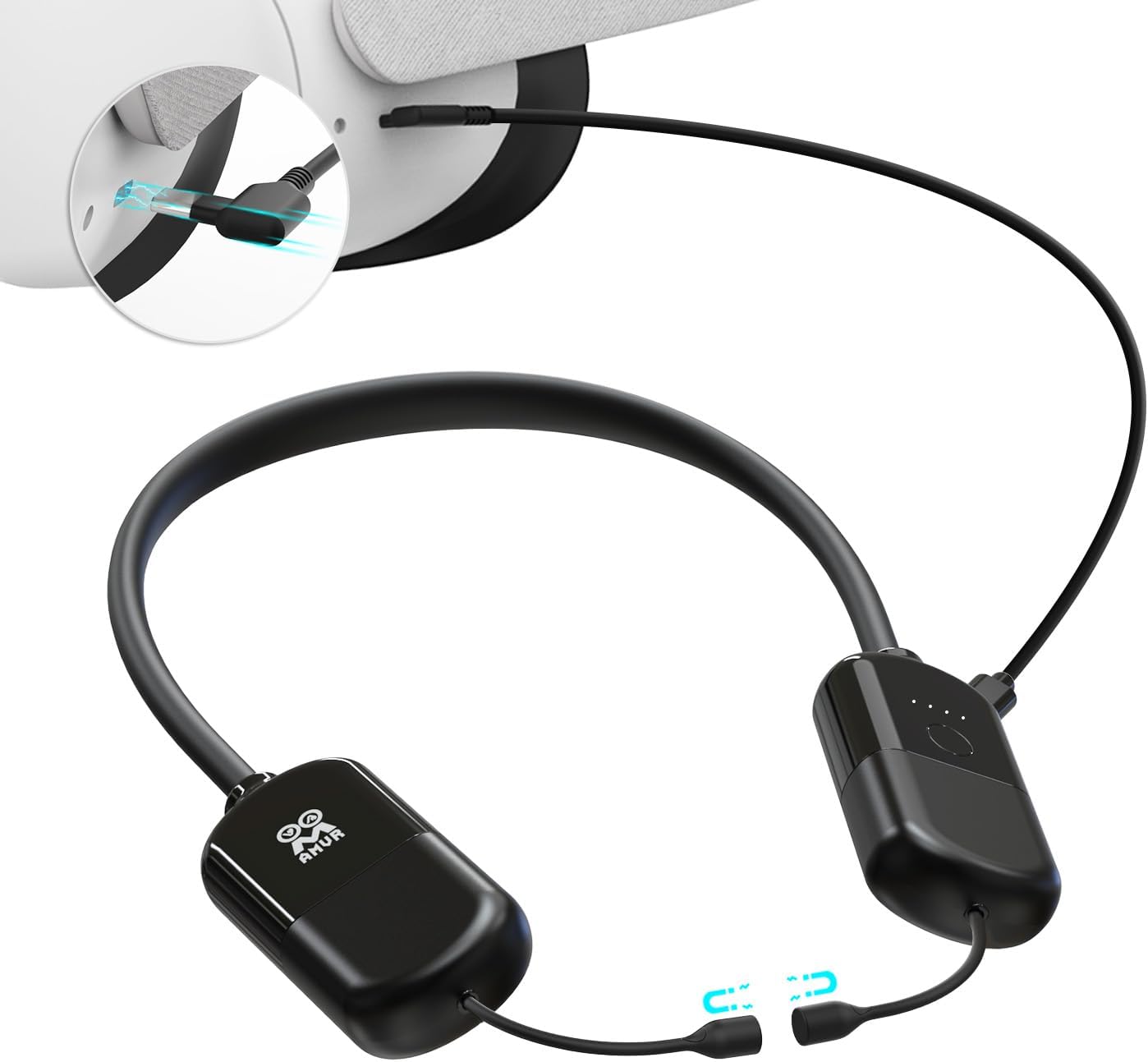 Hanging Neck 8000mAh Battery Pack for Meta Quest 3 & Oculus