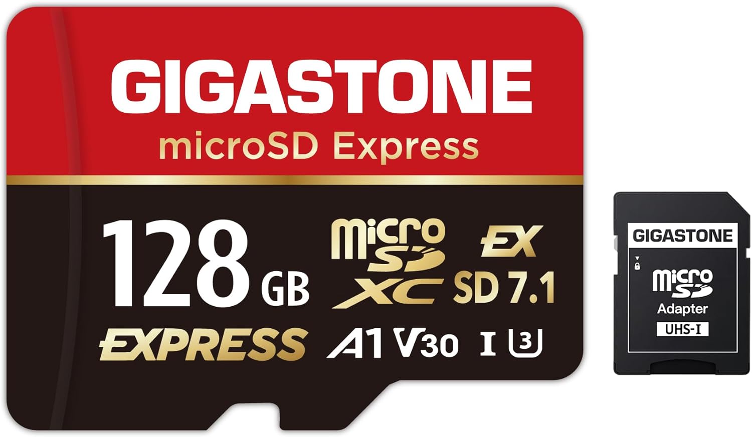 GIGASTONE 128GB microSD Express Card for Switch 2 and More