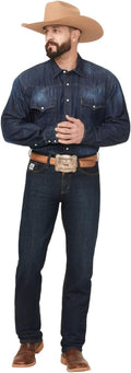 Cinch Men's Silver Label Slim-Fit Jean - Mid Rise Straight Leg
