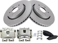 TRQ Front Brake Pad & Rotor Kit for Jeep Commander & Grand Cherokee