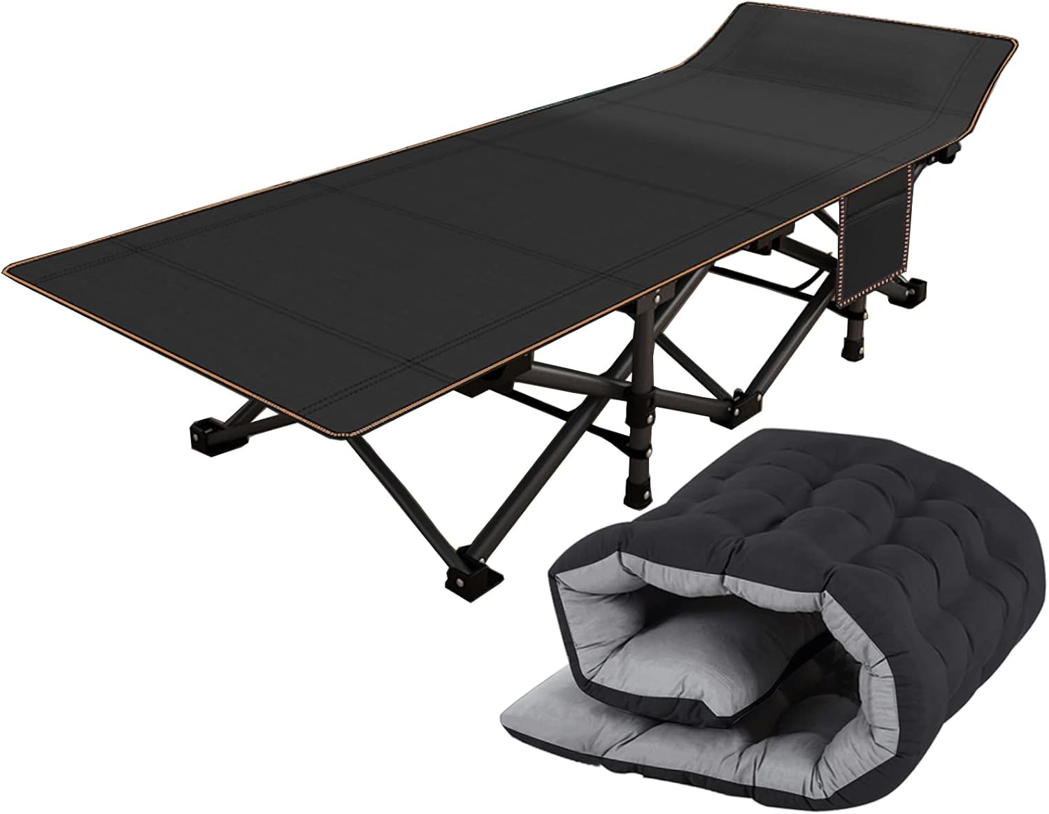 ABORON Heavy-Duty Folding Guest Bed for Adults, 500lb Capacity