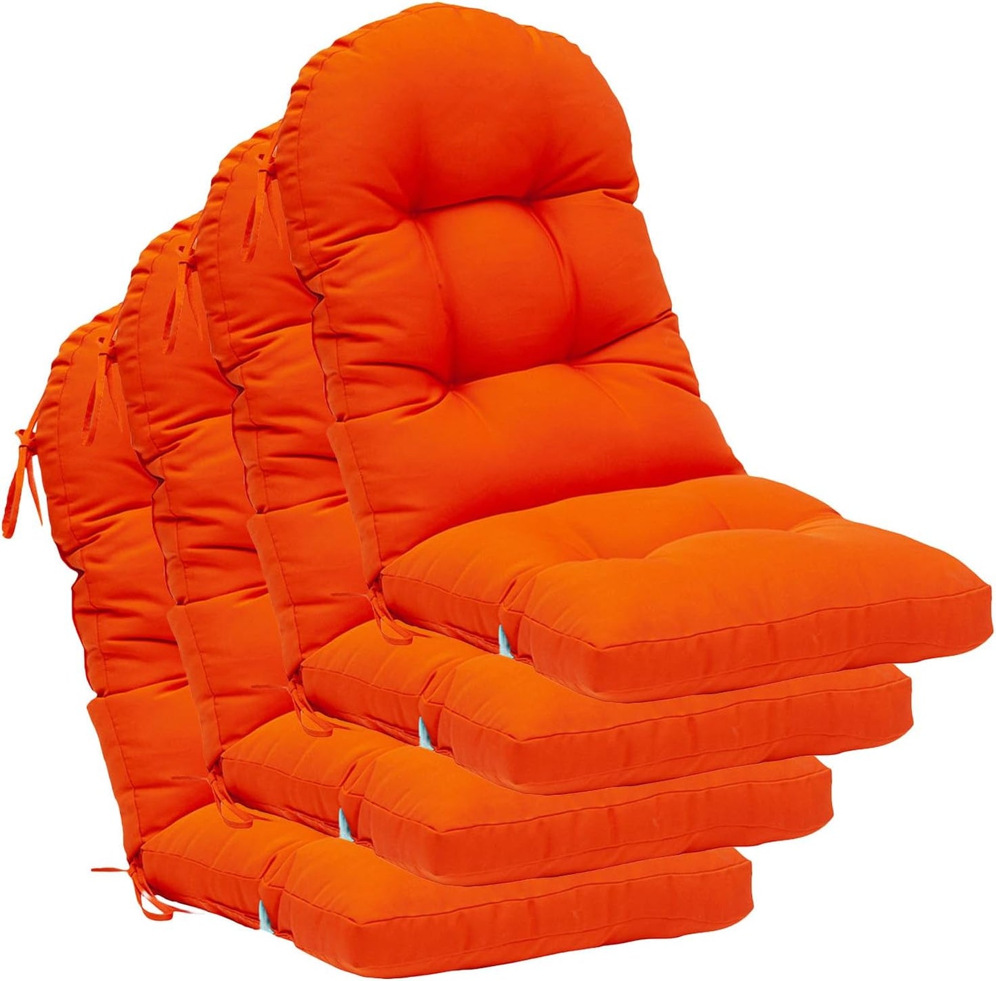 QILLOWAY Indoor/Outdoor High Back Chair Cushion for Comfort