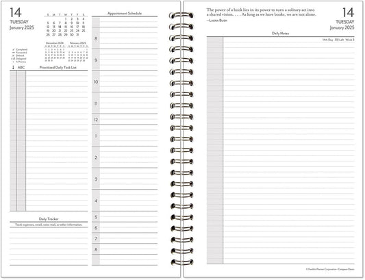 FranklinCovey Compass Two Page Per Day Planner for 2025