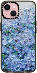 Nantucket Blue Hydrangeas iPhone 15 Case - Slim 4 ft Protection