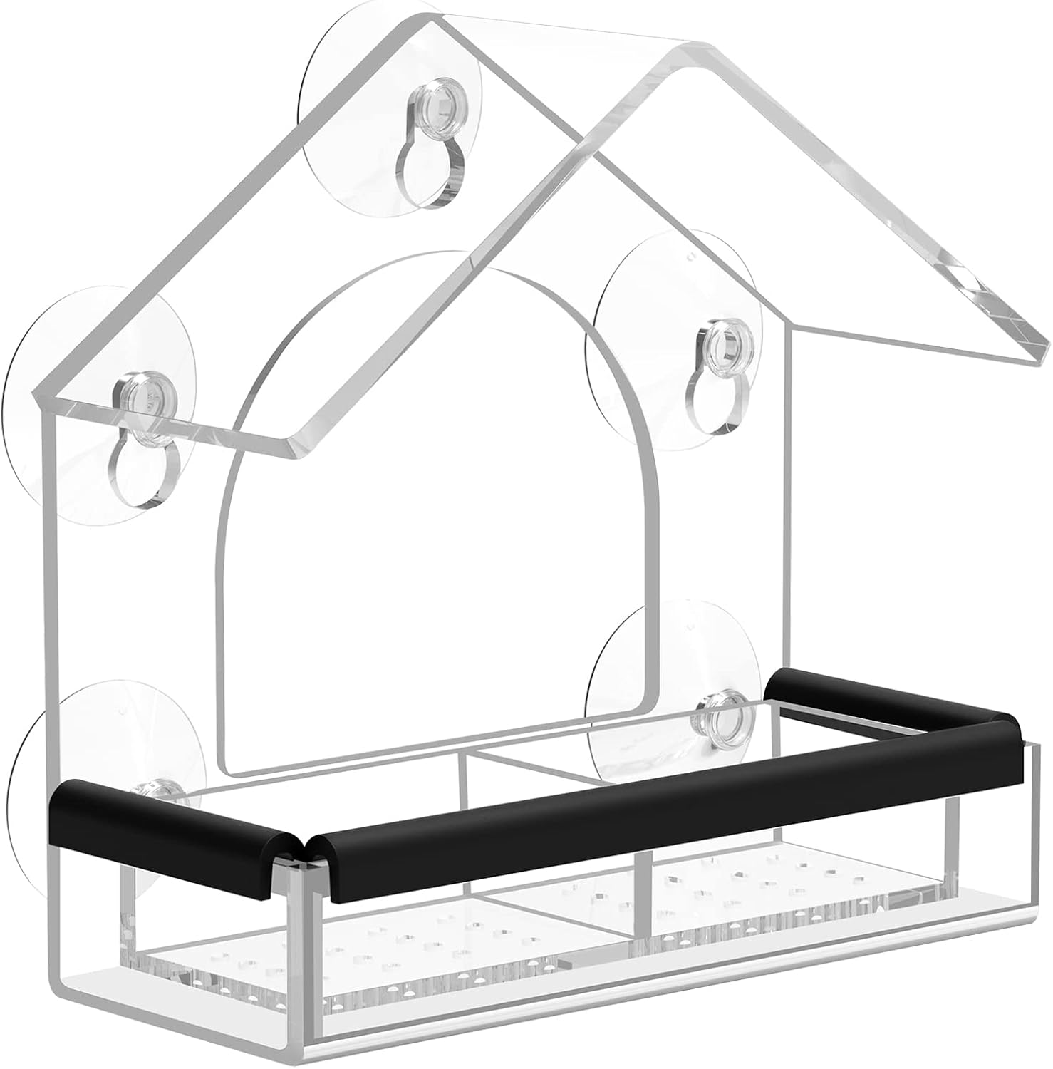 Extra Strong Suction Acrylic Bird Feeder - DY-SKTY