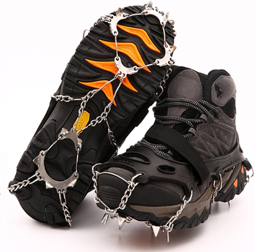 Gilozny Stainless Steel Ice Cleats - Superior Traction!