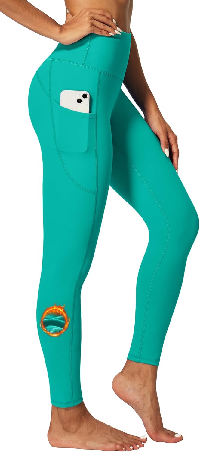 IUGA Fleece Lined Leggings for Women - Warm Thermal Tights