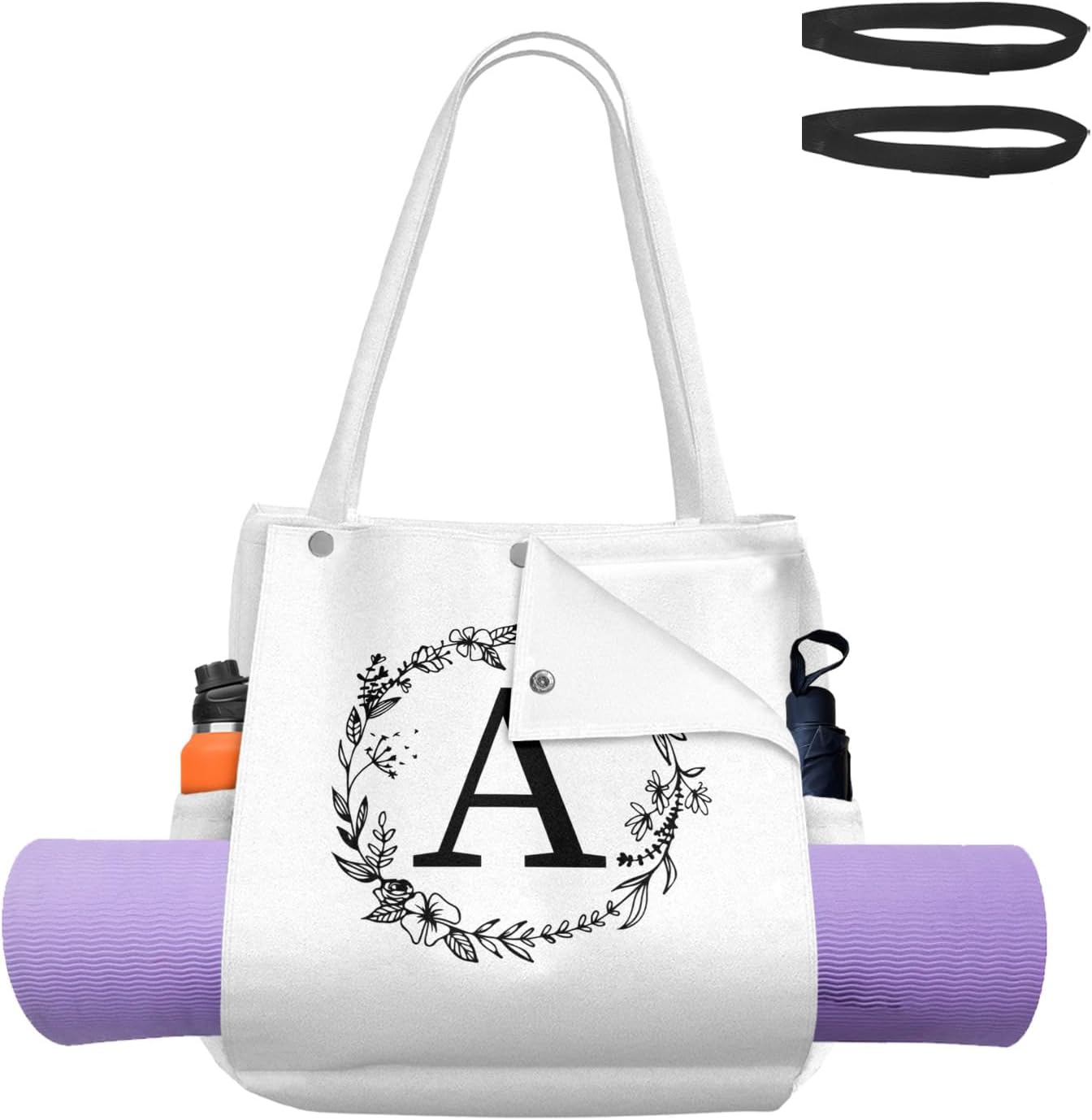Custom Initial Yoga Bag Set | Stylish Carryall