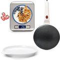 Moss & Stone Crepe Maker Bundle - Easy Crepes, Precise Cooking