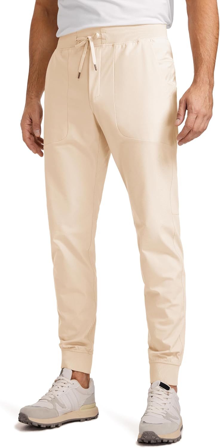 CRZ YOGA All Day Comfy Golf Joggers for Men - Quick Dry Pants