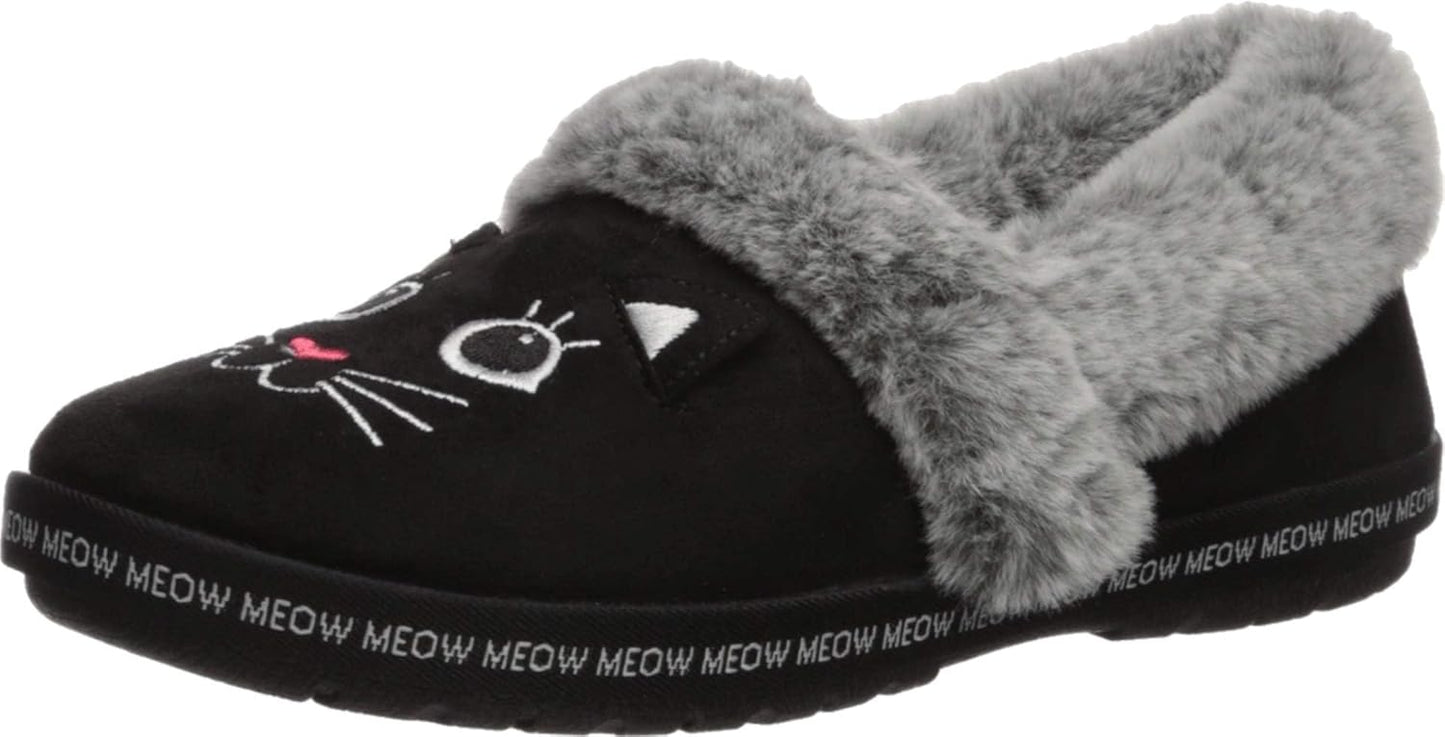 Skechers Women's Too Cozy Meow Pajamas Slipper for Comfort